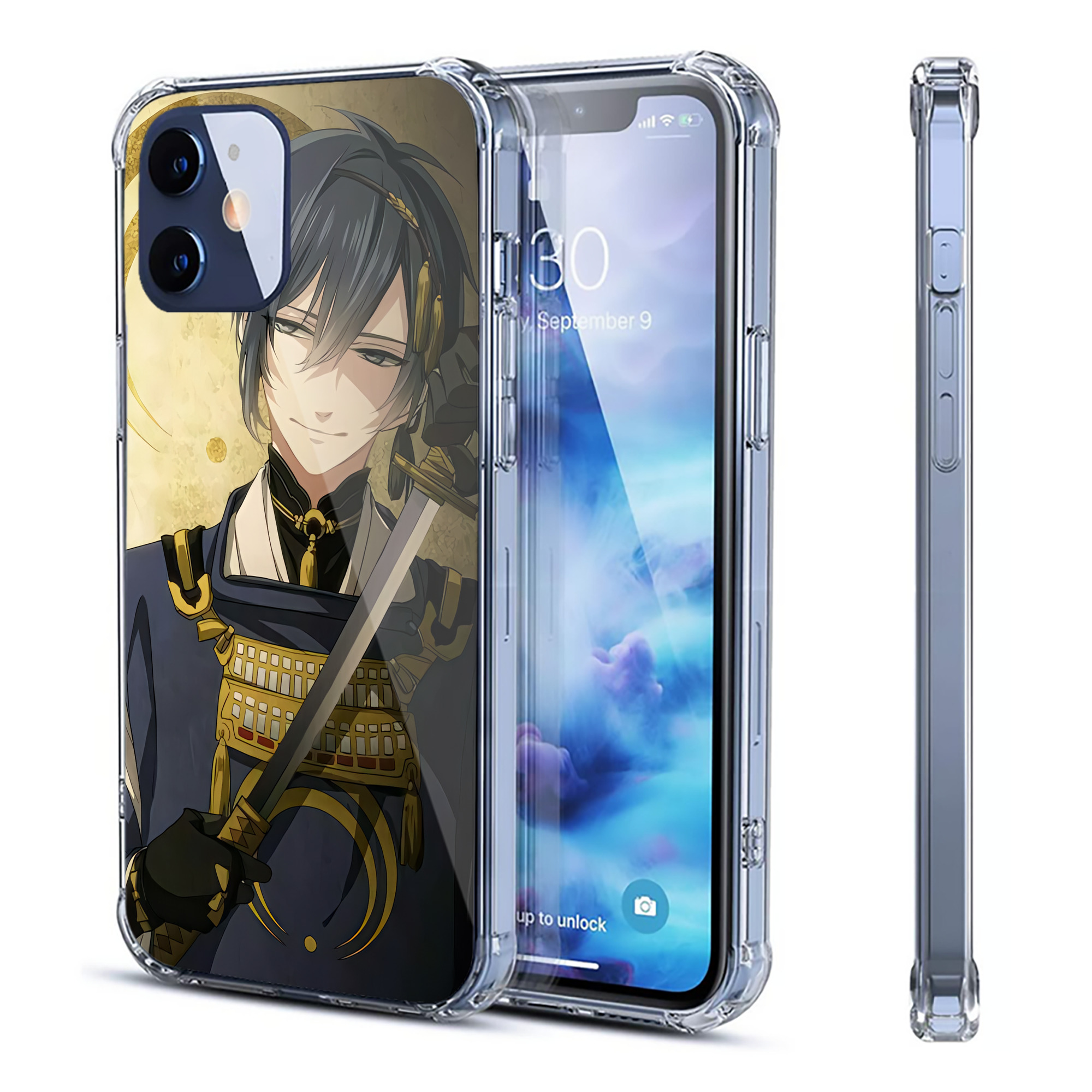 （画像用） 刀剣乱舞 Touken Ranbu 【iPhone 12シリーズ対応】透明スマホケース（クリアソフトケース）